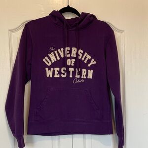 Vintage Purple University of Western Hoodie
